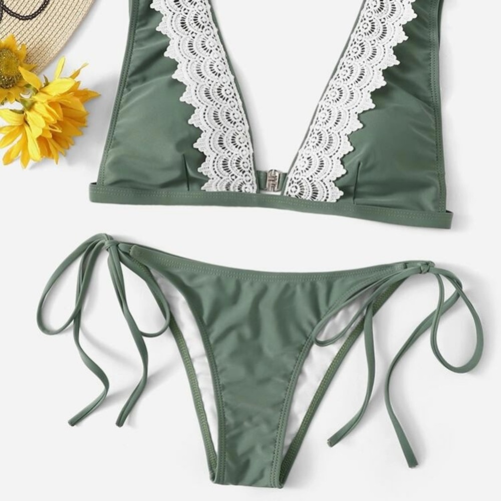 NWOT Green Bikin Size Medium